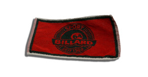 Serviette pour billard en cotton.