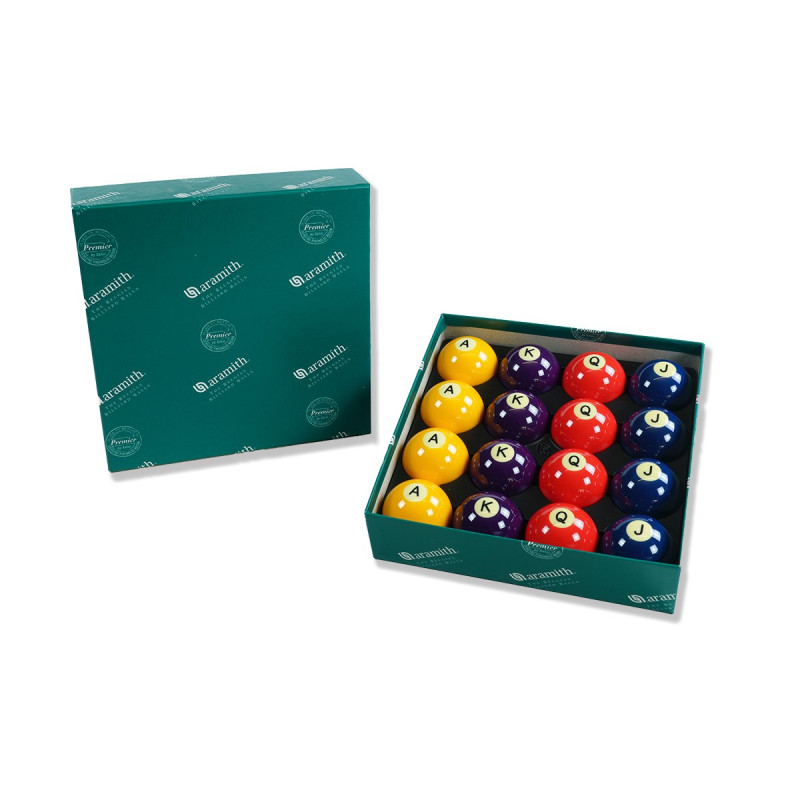 Aramith Poker Poolkugeln made in Belgium.