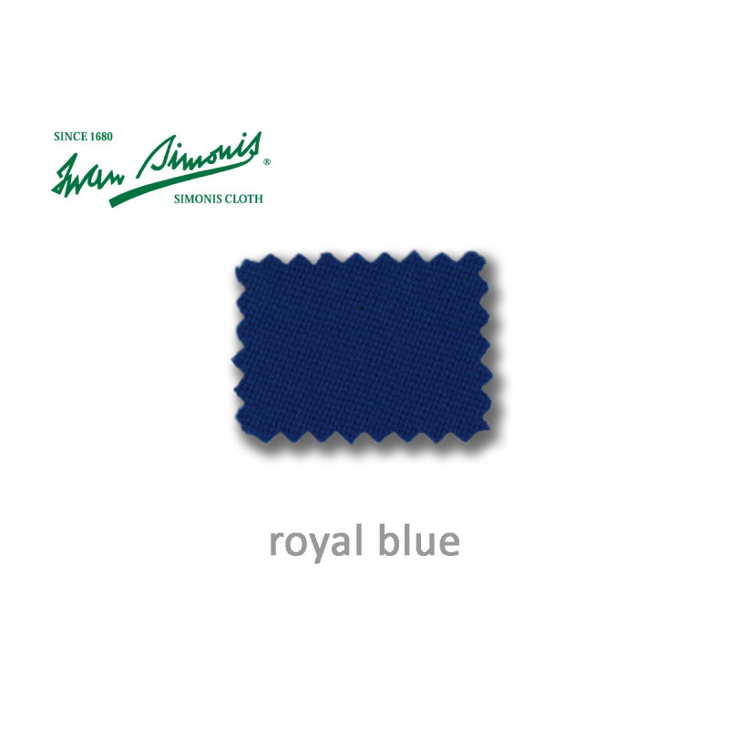 Simonis 920 royal blue Königsblau. Billardtuch.