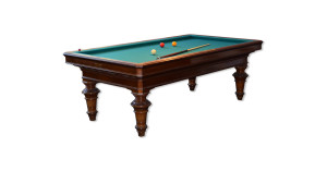 TABLE DE BILLARD CARAMBOLE ANTIQUE MARQUE MORGENTHALER.