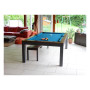 DRAP DE BILLARD SIMONIS 760 EN COULEUR PETROLEUM BLUE (PÉTROLE)
