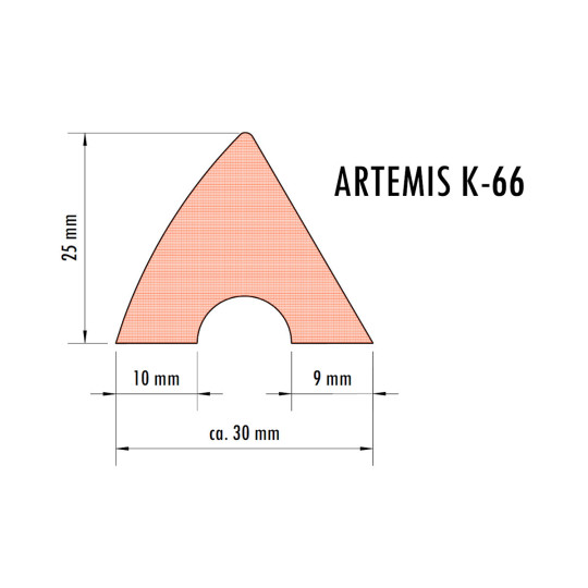 CAOUTCHOUC ARTEMIS POUR BANDES DE BILLARD AMERICAIN