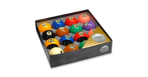 ARAMITH BLACK Tournament Pool Kugeln. Made in Belgien.
