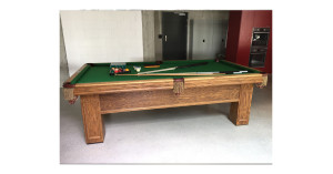 Billard d'occasion américain "STEEPLETON DORSEY" 8'+ - Made in USA