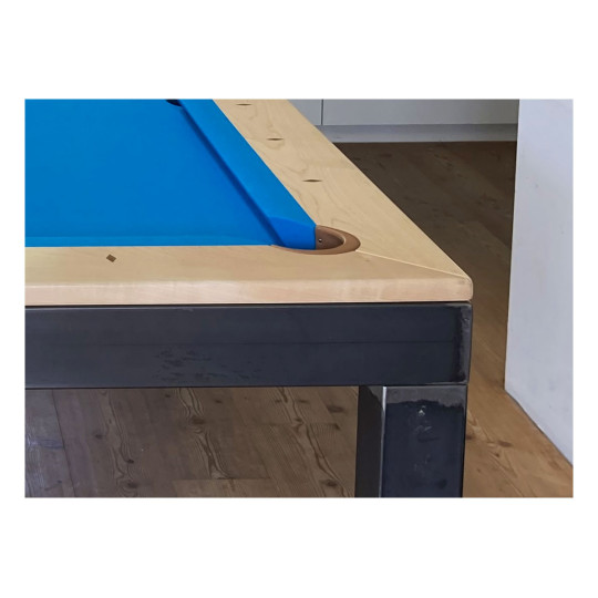 Billard AGATA en acier et érable