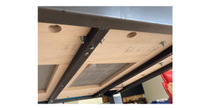 Billard und Esstisch AGATA 6' Stahl - Nivellierung Schieferplatten