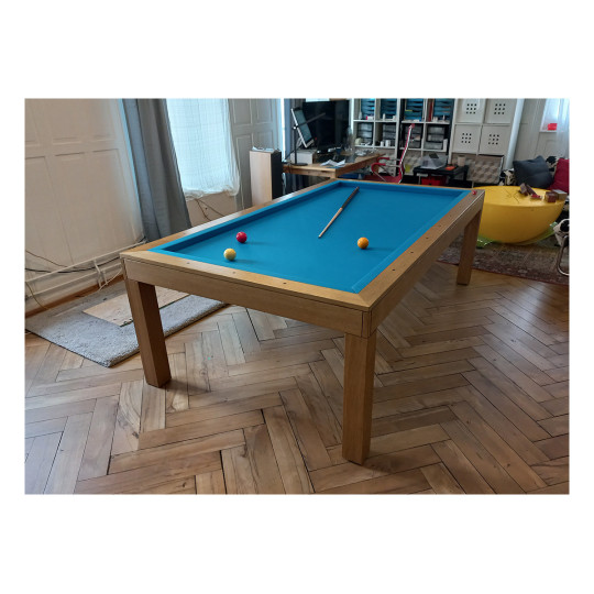 CARAMBOLE TISCH AGATA 1/4 MATCH (107 x 214 cm) EICHE MASSIV
