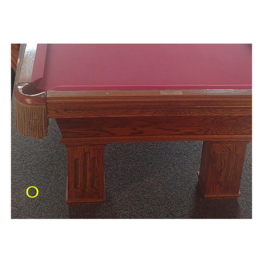 Billard américain d'occasion  OLHAUSEN (USA) - Taille 8'+ (117 x 234 cm)