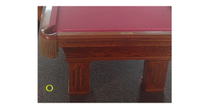 Billard américain d'occasion  OLHAUSEN (USA) - Taille 8'+ (117 x 234 cm)