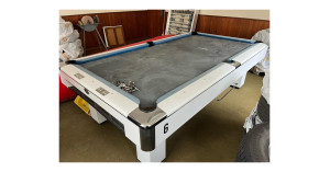 TABLE DE BILLARD POOL D'OCCASION RÉVISÉE GANDY SPORTSMAN 8'+ (USA)