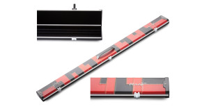 PERADON SNOOKER KOFFER HALO-PLUS ROT-SCHWARZ PATCHWORK