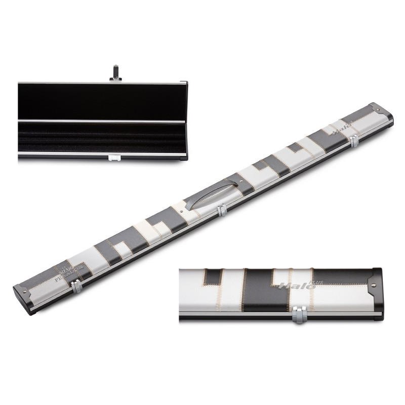 PERADON VALISE HALO PLUS 3/4 SNOOKER BLANC/NOIR PATCHWORK