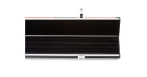 PERADON SNOOKER KOFFER HALO PLUS EINTEILIG SCHWARZ-ROT