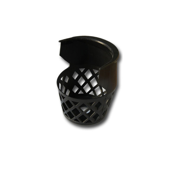 POOLTASCHE MIT NETZ PLASTIK SCHWARZ - NIEDRIG