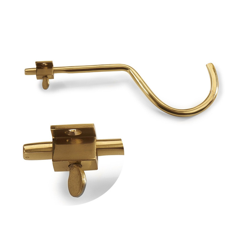 Haken aus Messing für Queuebrücken zu Snookertischen.