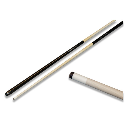Artemis Pool Queue 1-teilig RC braun, 145 cm mit 13 mm Klebleder
