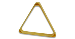 TRIANGLE POOL 57.2 mm PLASTIQUE DUR BEIGE