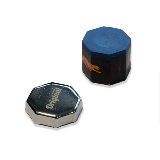 Kreideunterlage magnetisch für Magnetkreidehalter bei 8-eckiger Billardkreide wie PREDATOR PUR.