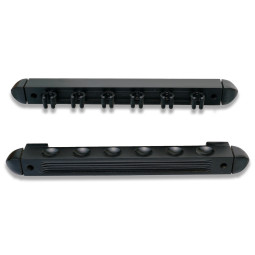 Einfcher Queuewandhalter für 6 Queues aus Holz.